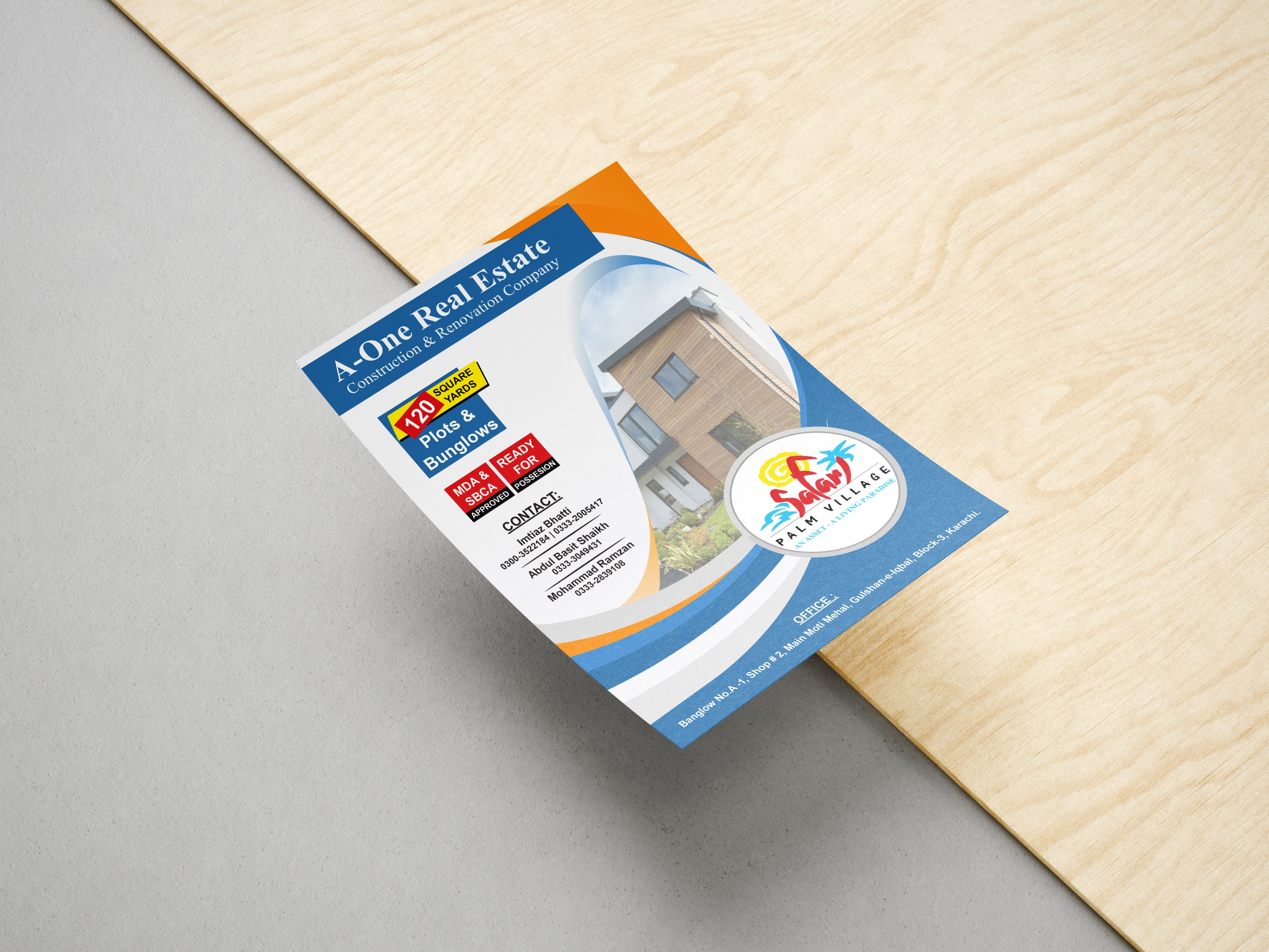 A5 flyer brochure design Dubai 2026