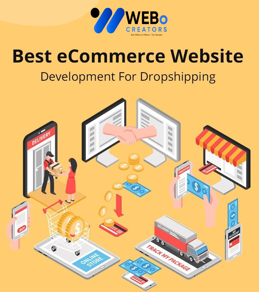 Modern Shopify dropshipping store design for online selling in Dubai 2026