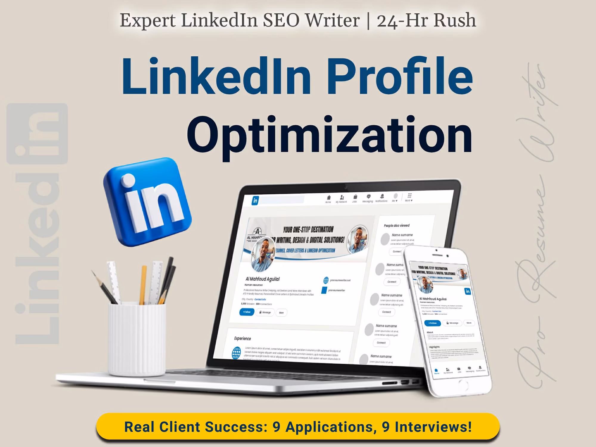 Profile Optimization & Enhancement LinkedIn Profile Building & Writing Services in Dubai 2026
